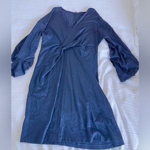 COS quarter sleeve navy dress
